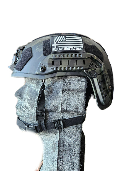 Ballistic Helmet RT2 High Cut Helmet: Tested to LEVEL IIIA (Included Arc Rails, Padding, Straps)