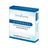 Safe N Simple Simpurity Impregnated Hydrogel Gauze Wound Dressing (80 Count)