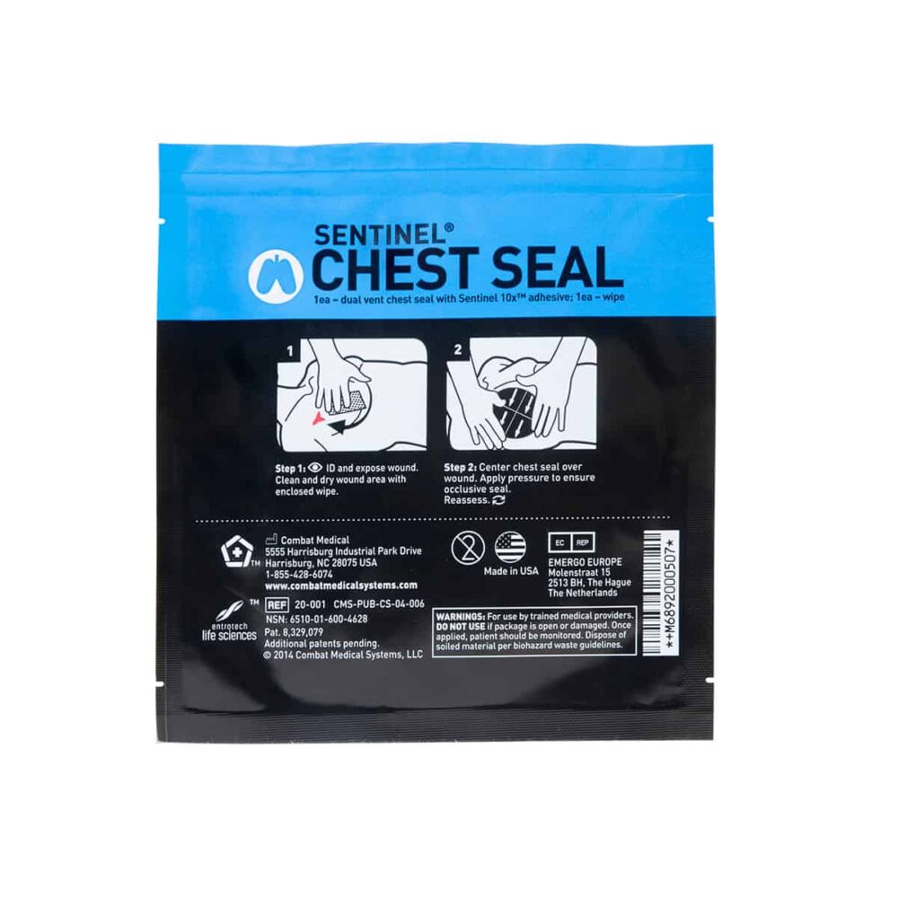 Combat Medical Sentinel Chest Seal (Pack of 10)