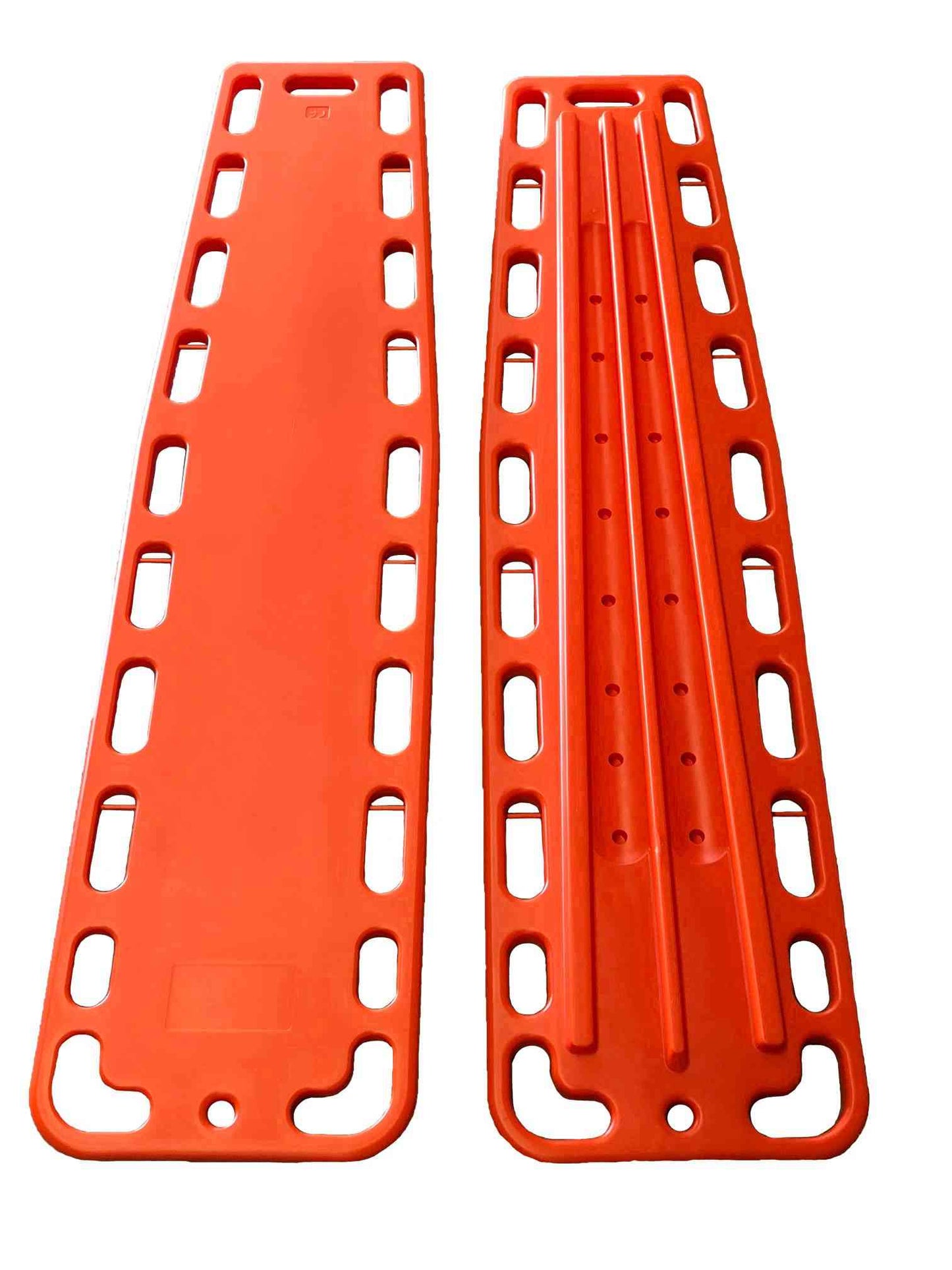 LINE2design Medical Spinal Immobilization Lightweight Emergency Backboard with Speed Clips - Orange
