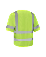Kiwi High Visibility ANSI/ISEA 107-2020, Type R, Class 3 Dual Band Neon Short Sleeve Safety Vest [R72200]