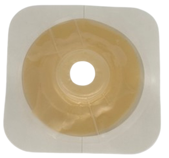 Safe N Simple 2-Piece Wafer Extended Wear Convex with Tape Collar Beige 45mm 1 3/4" Flange, Pre Cut Stoma Opening