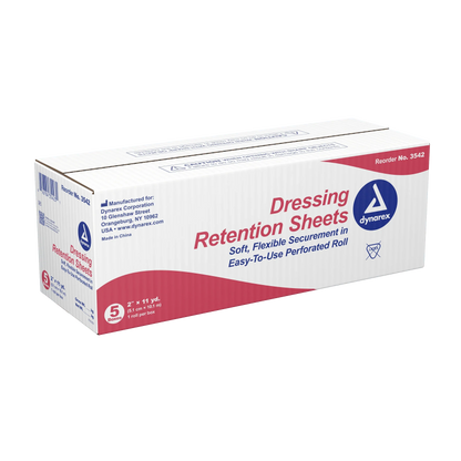 Dynarex Dressing Retention Sheet - Latex Free, 5ea/cs (5 Count)