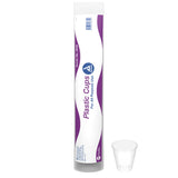 Dynarex Clear Plastic Cups - 100ea/bx, 25bxs/cs (2500 Count)
