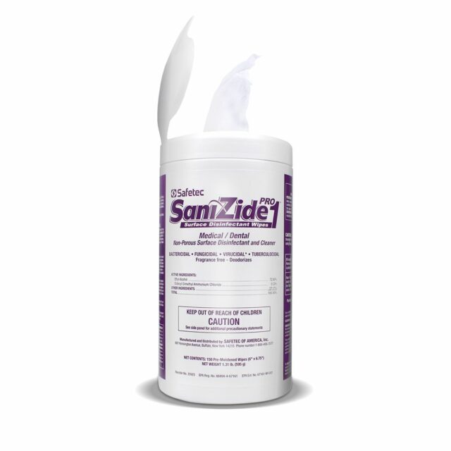 SaniZide Pro 1® Surface Disinfectant Wipes