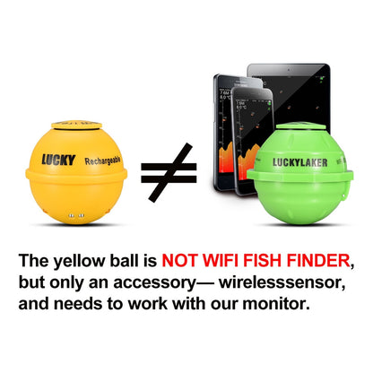 Rechargeable Wireless Sonar for Fishing
