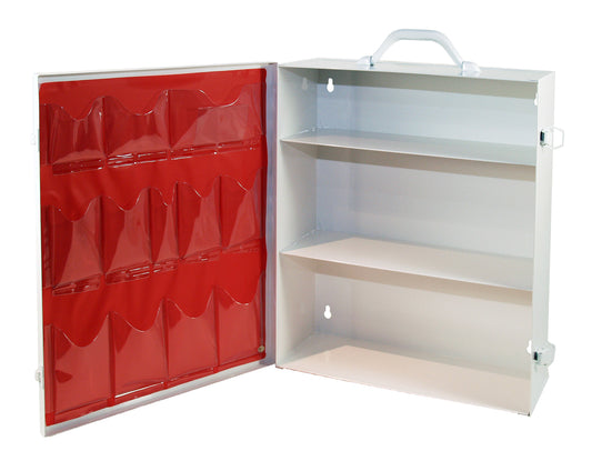 Medique | 3-Shelf Cabinet - Empty w/ Pockets