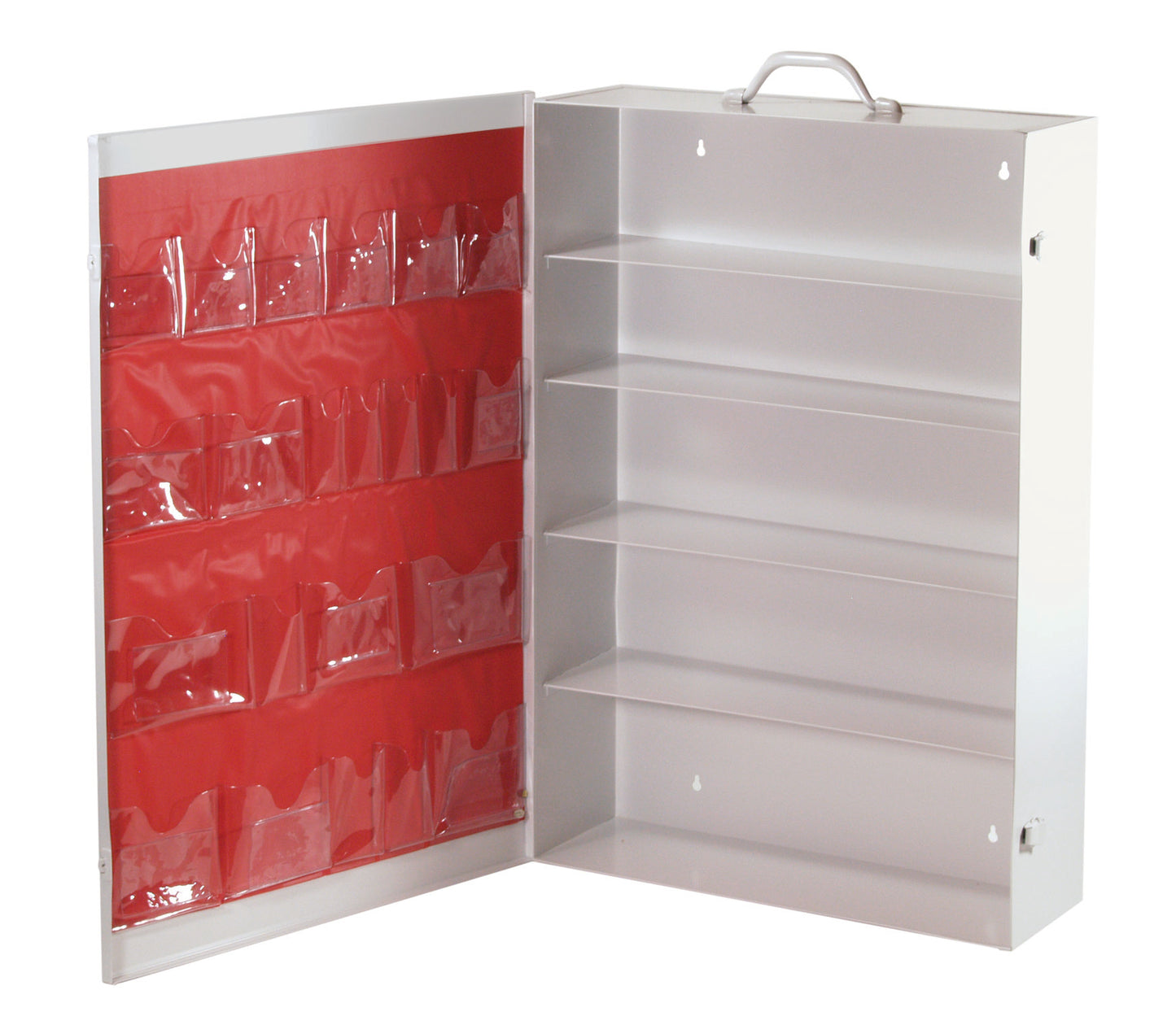 Medique | 5-Shelf Cabinet - Empty w/ Pockets