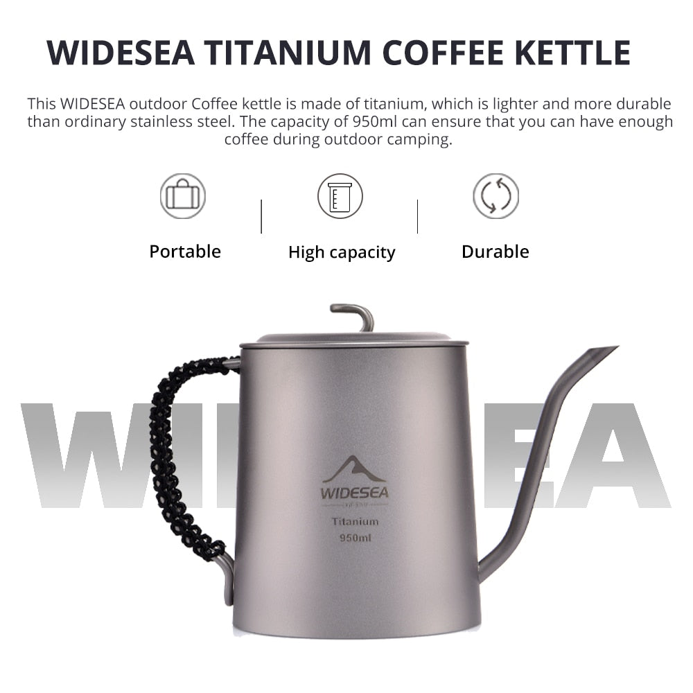 Titanium Coffee Kettle