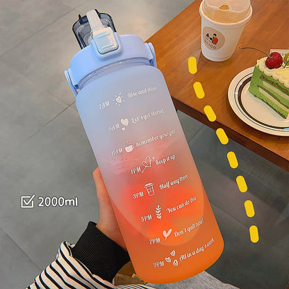2L Large Capacity Water Bottle