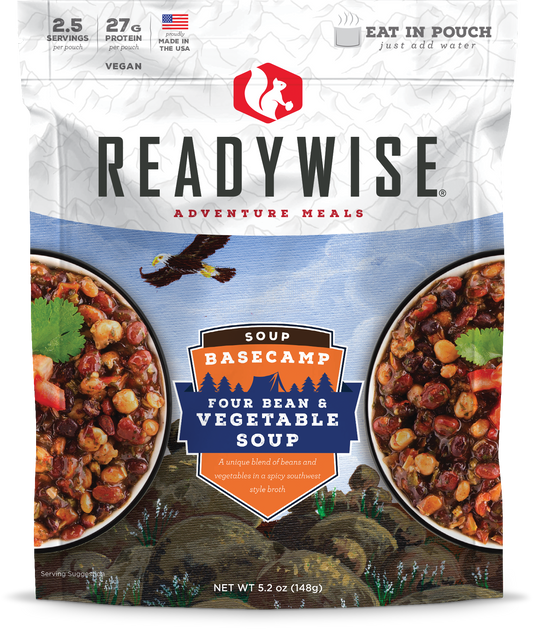 ReadyWise | Basecamp Four Bean & Vegetable Soup