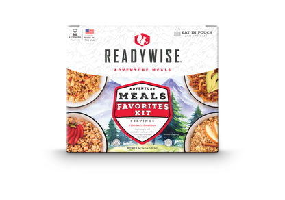 ReadyWise | Adventure Meals Favorites Kit