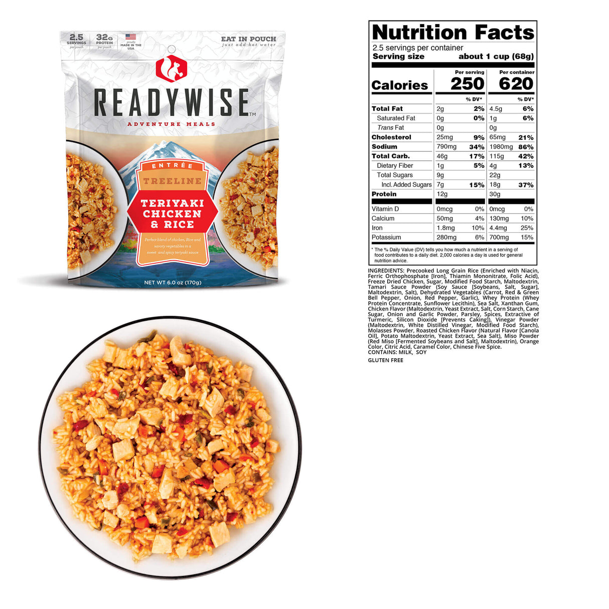 ReadyWise | Treeline Teriyaki Chicken & Rice
