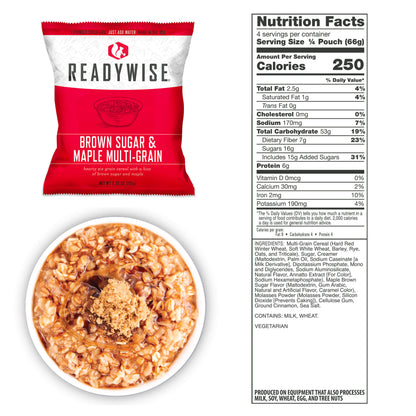 ReadyWise | 240 Serving Package of Long Term Emergency Food Supply