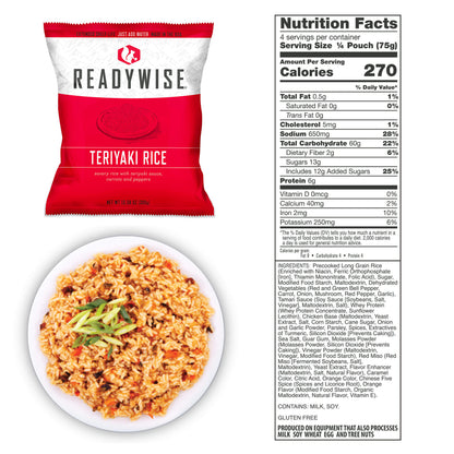 ReadyWise | 72 Hour Emergency Food and Drink Supply - 32 Servings