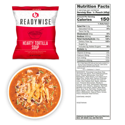 ReadyWise | 72 Hour Emergency Food and Drink Supply - 32 Servings