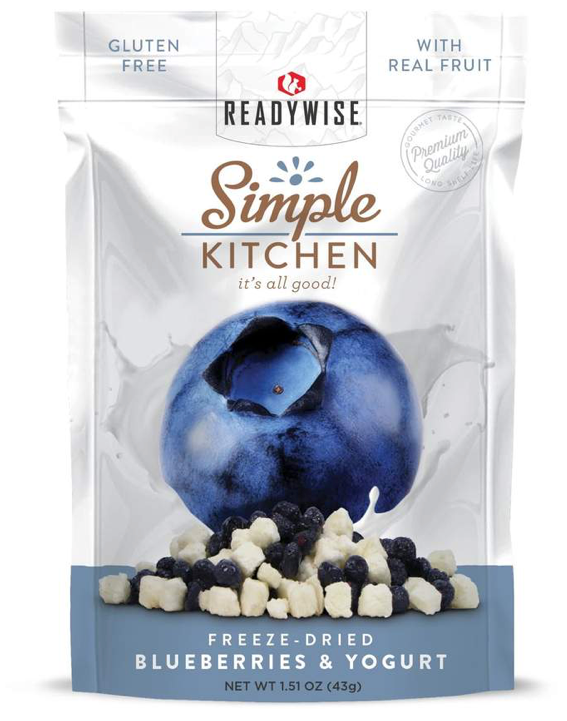 ReadyWise | Freeze-Dried Blueberries & Yogurt - 6 Pack