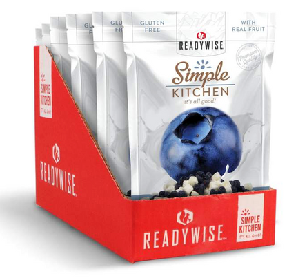 ReadyWise | Freeze-Dried Blueberries & Yogurt - 6 Pack