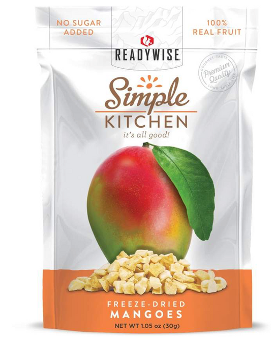 ReadyWise | Freeze-Dried Mango - 6 Pack