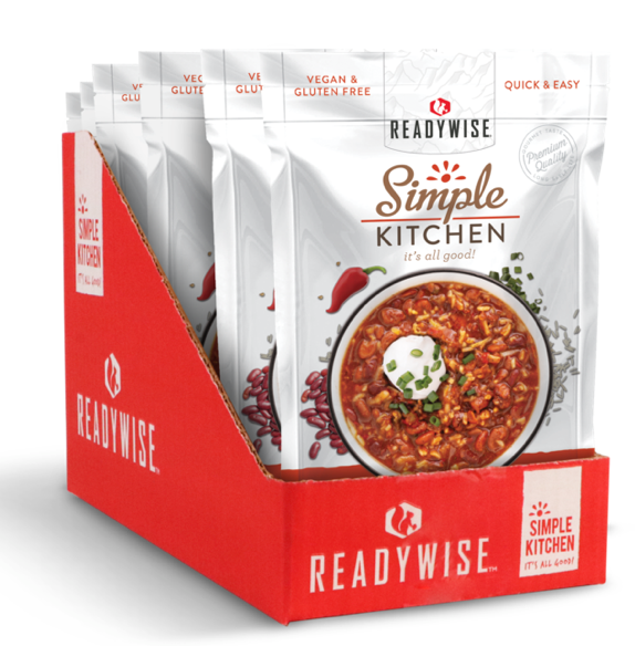 Simple Kitchen Hearty Veggie Chili Soup - 6 Pack