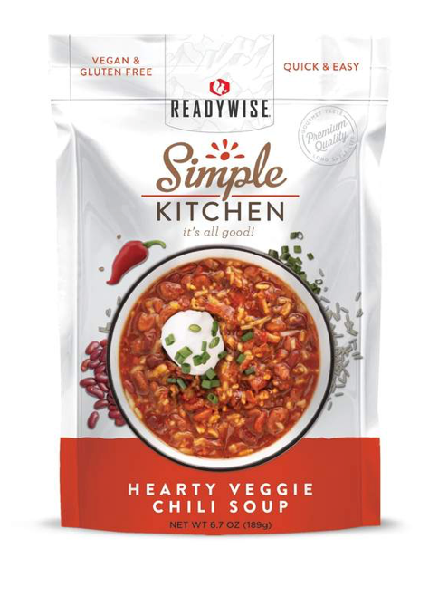 Simple Kitchen Hearty Veggie Chili Soup - 6 Pack