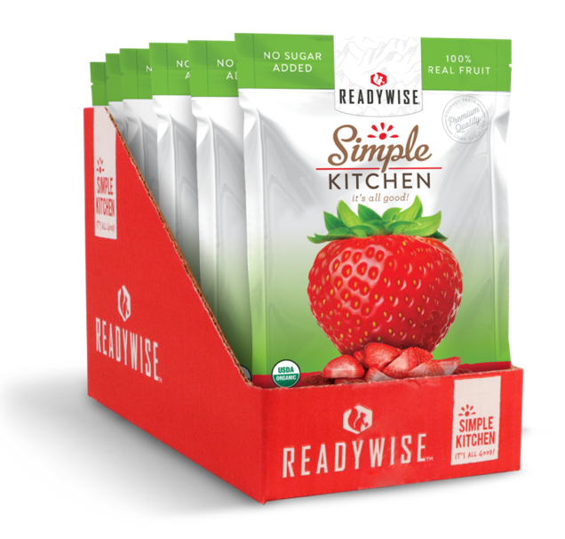 Simple Kitchen Organic Freeze-Dried Strawberries - 6 Pack