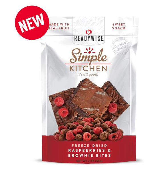 Simple Kitchen Raspberries & Brownie Bites - 6 Pack