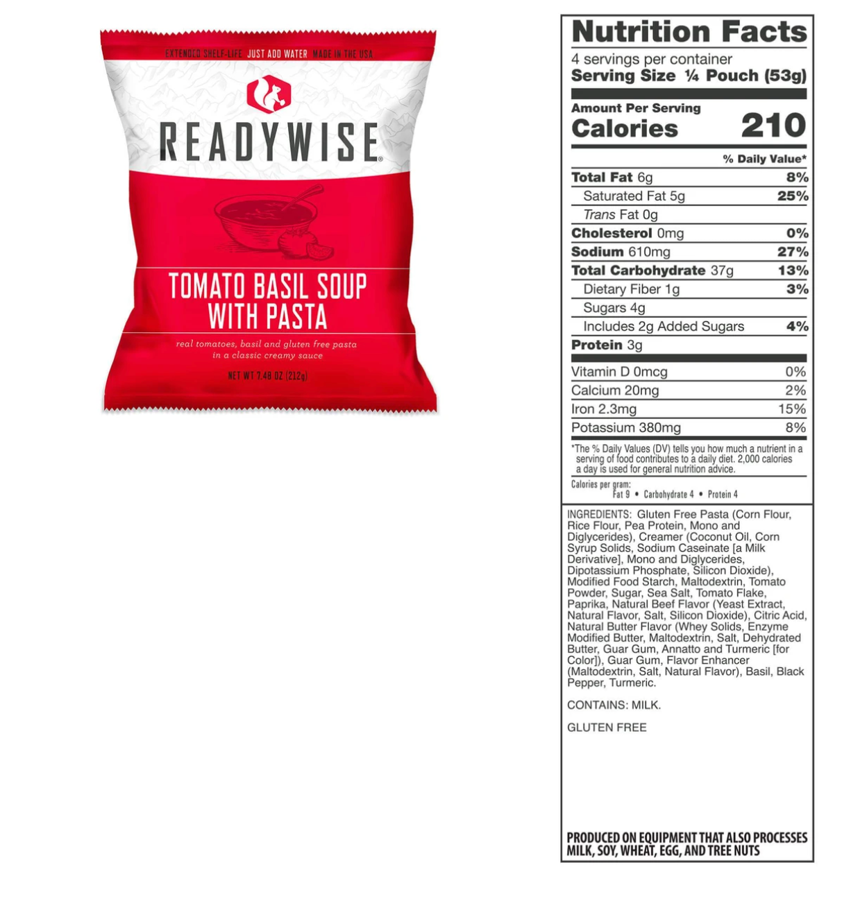 ReadyWise | Emergency Food Supply - Favorites Box - 16 Serving