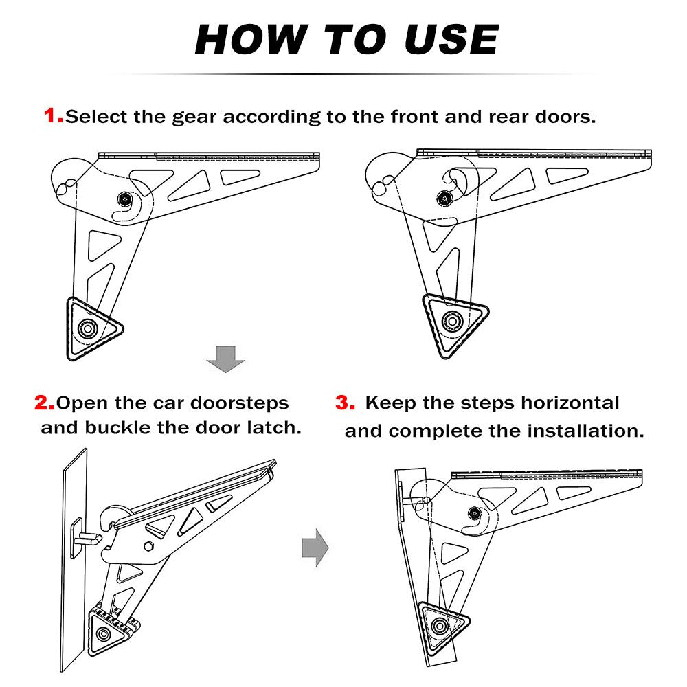 Aluminum Car Roof Rack Step