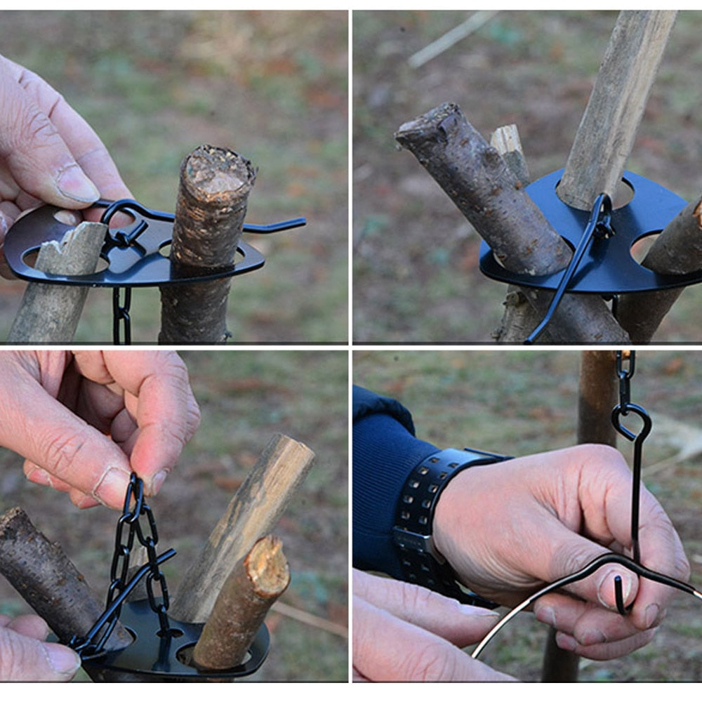 Camping Tripod For Hanging Pots