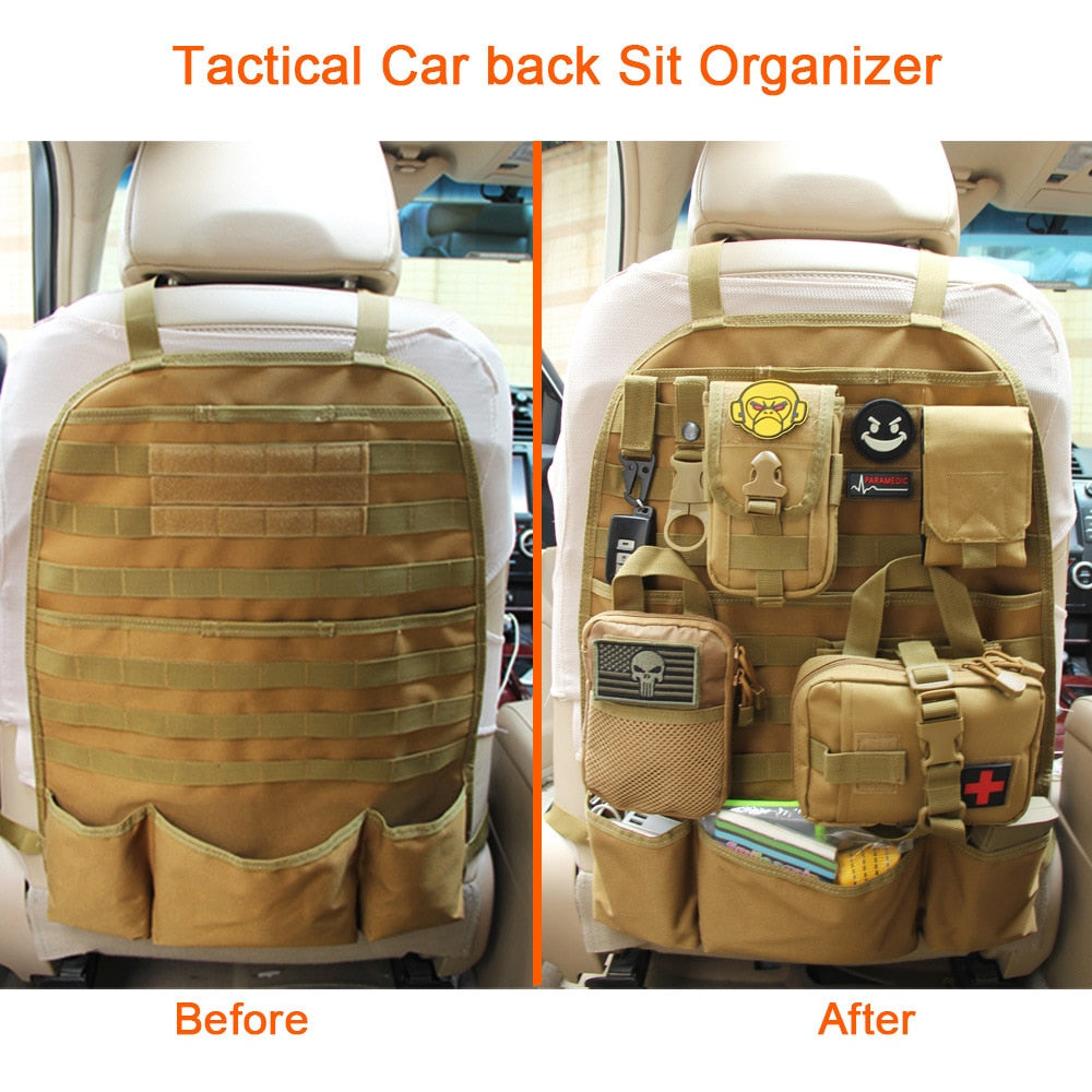Tactical Car Back Seat Organizer