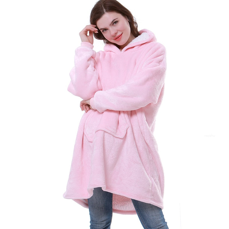 Large clearance blanket hoodie