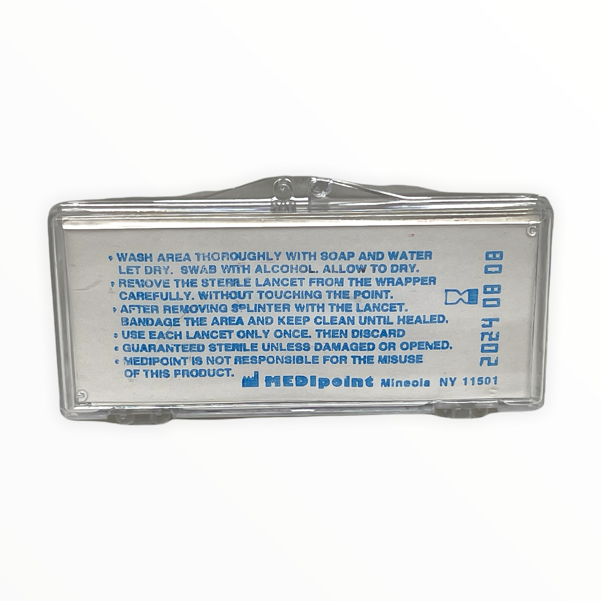 Splinter Out Splinter Remover First Aid Survival Kit Blood Lancet - 10/Box