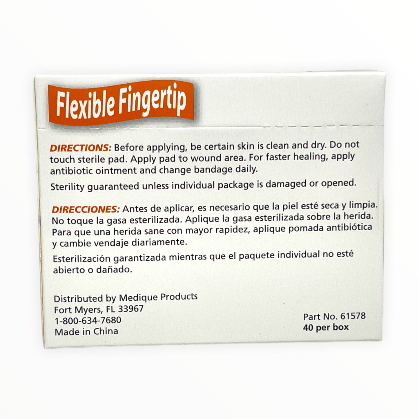 Medique | Flexible Heavy Weight Fingertip Bandages