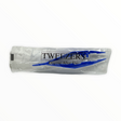 Disposable blue plastic tweezers sealed in a plastic package with the word 'TWEEZERS' printed on it.