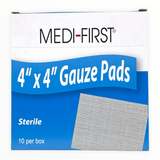 Sterile Gauze Pads 4” x 4”