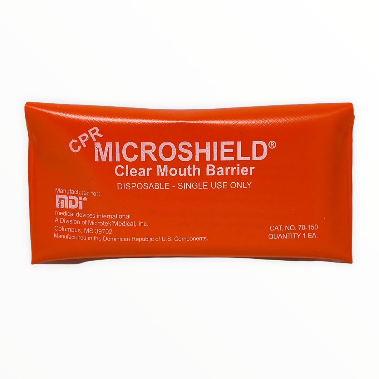 Medique | MDI Microshield in Orange Pouch